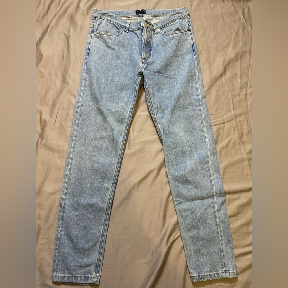 ASKET 100% cotton blue straight jeans Men’s Size 29